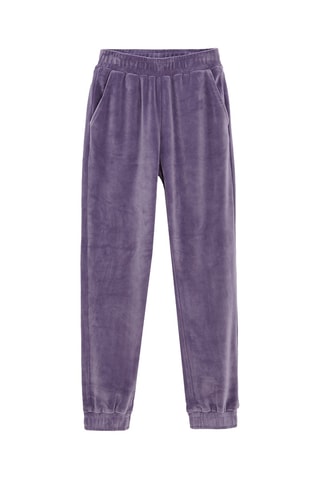 Jogging en velours - Violet