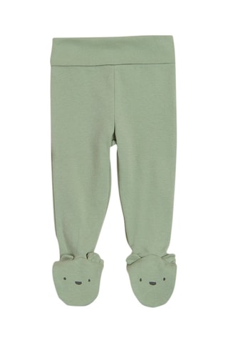 2 pantalons - Vert et blanc