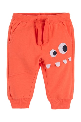 2 pantalons - Orange et gris chiné