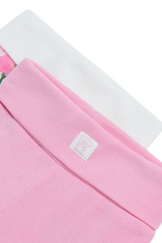 2 pantalons - Rose et blanc