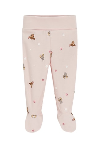2 pantalons Bambi et Panpan Bambi Disney - Multicolore