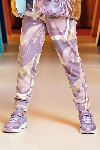 Jogging tie and dye - Mauve et écru