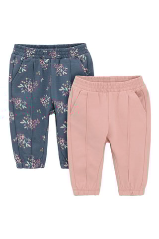 2 joggings - Rose et bleu cobalt