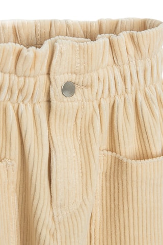 Pantalon en velours - Beige