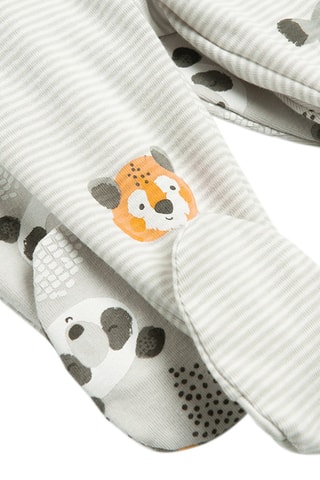 2 pantalons - Gris et blanc