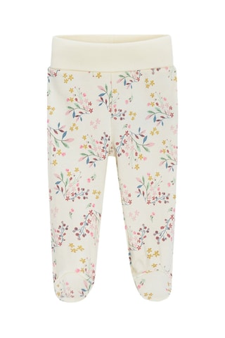 2 pantalons - Ecru et rose