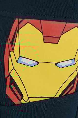 Jogging Captain Marvel et Iron Man Avengers Marvel - Bleu marine