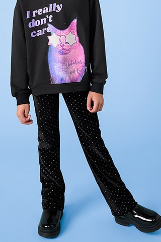 Pantalon en velours - Noir