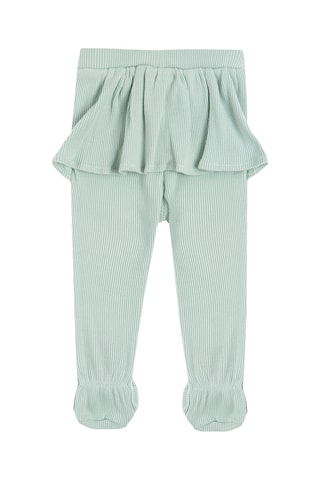 2 pantalons - Blanc et vert d'eau