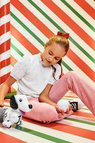 Pantalon en velours - Rose