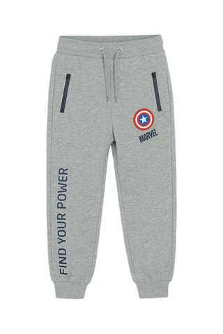 Jogging Captain Marvel Avengers Marvel - Gris clair chiné