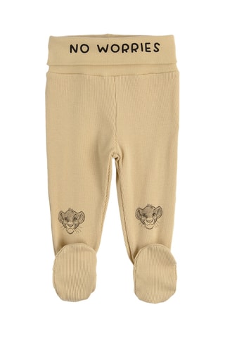 2 pantalons Simba Le Roi Lion Disney - Ciel et beige