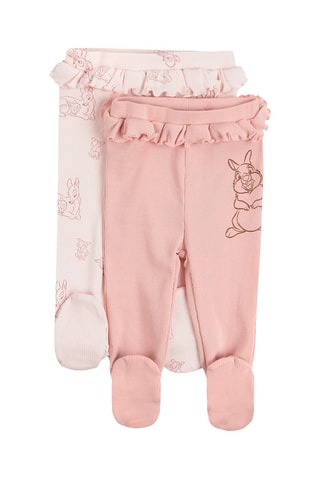 2 pantalons Bambi Disney - Rose