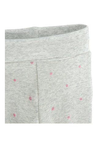 2 pantalons - Ecru et gris chiné