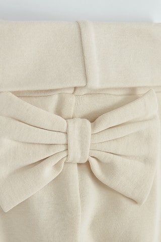 2 pantalons - Ecru et gris chiné