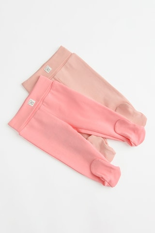 2 pantalons - Saumon et rose