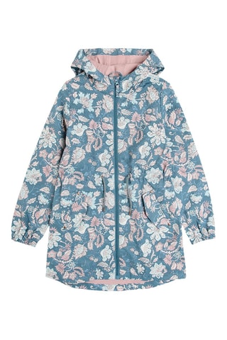 Parka à capuche - Bleu cobalt