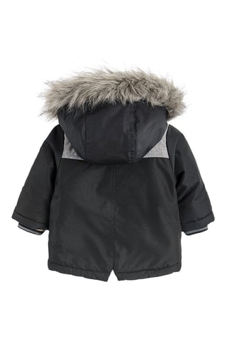 Parka à capuche - Noir