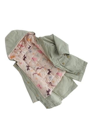 Parka 2-en-1 - Kaki et nude