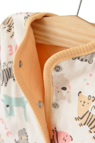 Veste réversible - Jaune et blanc