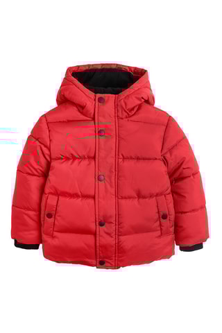 Doudoune à capuche - Rouge