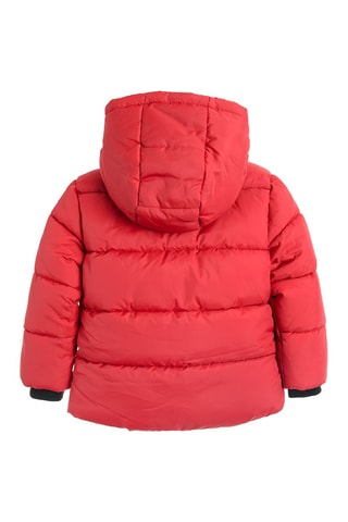 Doudoune à capuche - Rouge