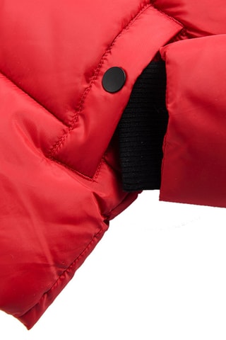 Doudoune à capuche - Rouge