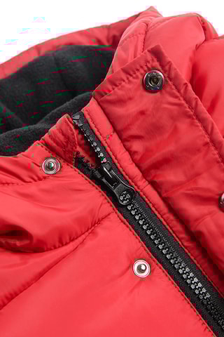 Doudoune à capuche - Rouge