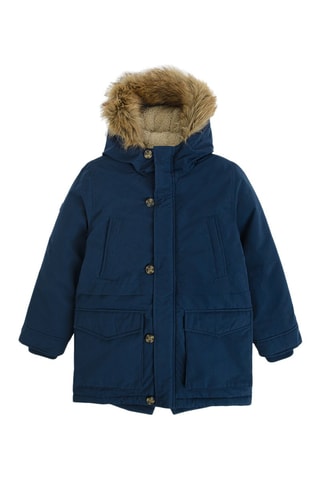 Parka à capuche - Bleu marine