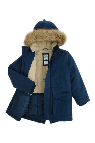 Parka à capuche - Bleu marine