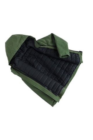 Parka 2 en 1 - Vert foncé et noir