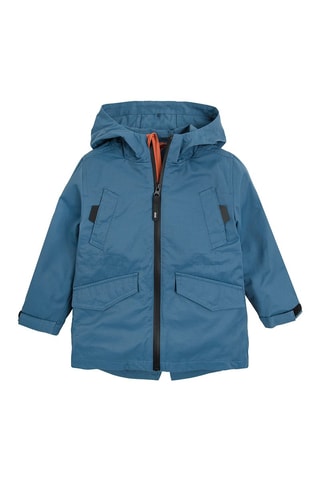 Parka 2 en 1 - Bleu canard et orange
