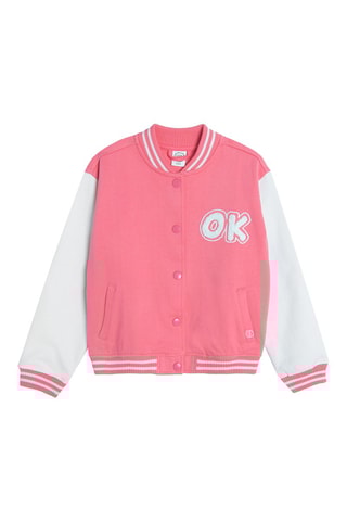 Teddy - Rose et blanc