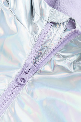 Veste à capuche - Argenté