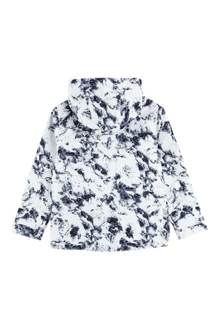 Veste à capuche - Bleu marine et blanc