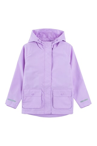 Parka à capuche - Mauve