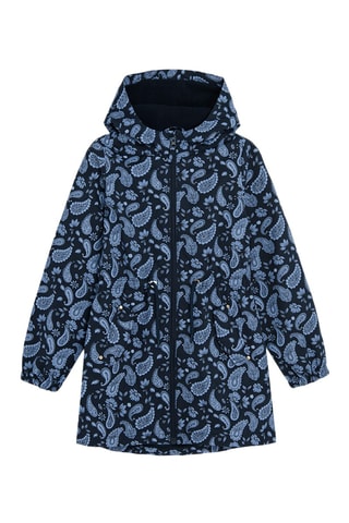 Parka à capuche - Bleu