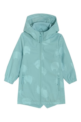 Parka à capuche - Turquoise