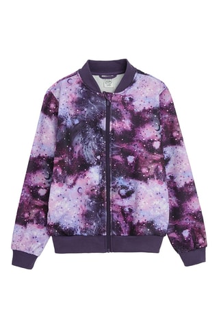 Veste tie and dye - Violet foncé