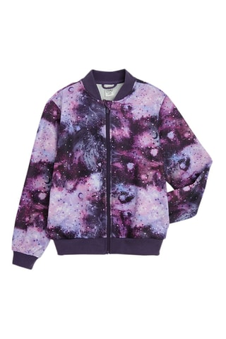 Veste tie and dye - Violet foncé