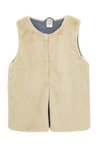 Veste sans manches - Beige clair