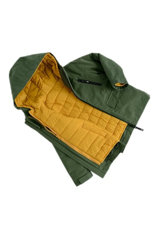 Parka 2 en 1 - Vert foncé et jaune