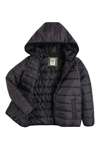 Veste et doudoune à capuche - Kaki et noir