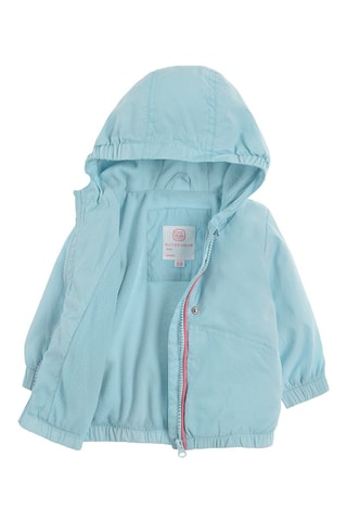 Veste à capuche - Turquoise