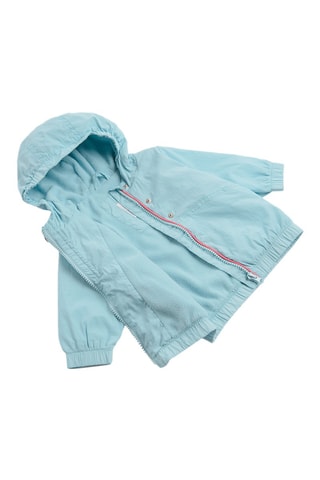 Veste à capuche - Turquoise