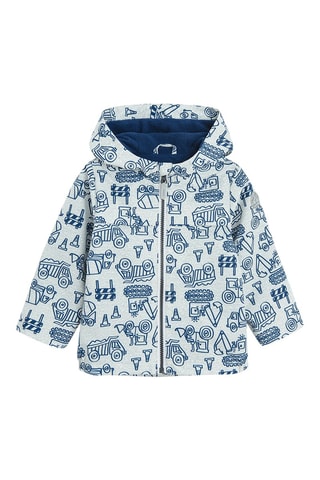 Ciré à capuche - Gris clair chiné