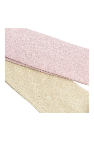 2 collants - Beige et rose