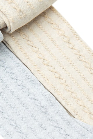 2 collants - Beige et ciel