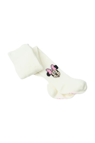 Collant Minnie Disney - Ecru
