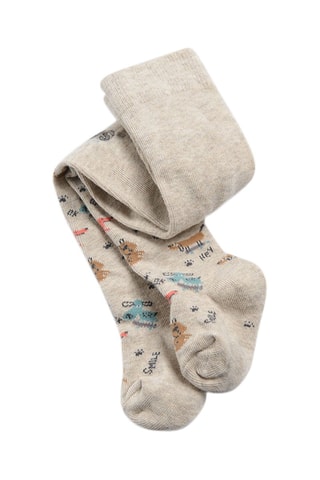 Collant Beige chiné